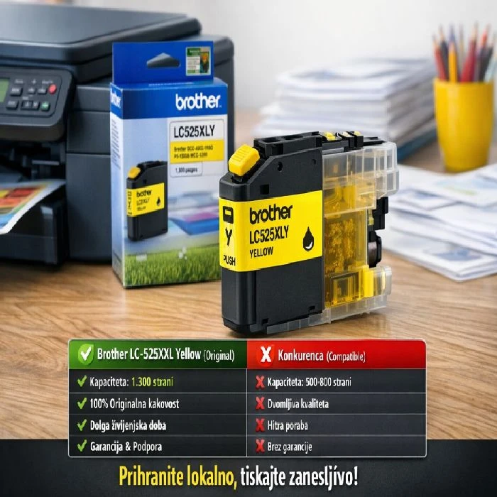 Polnjenje kartuše LC-525 XXL Yellow za Brother DCP-J100/J200